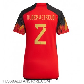 Belgien Toby Alderweireld #2 Replik Heimtrikot Damen WM 2022 Kurzarm